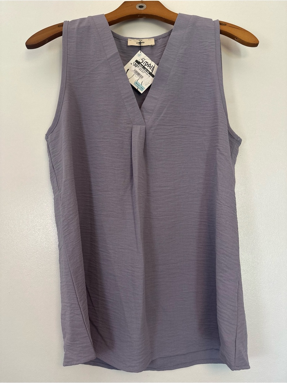 entro Lavender V-Neck Sleeveless Camisole